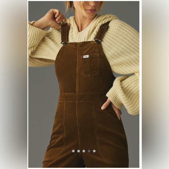 Lee for Anthropologie Brown Corduroy Jumpsuit - Picture 4 of 5